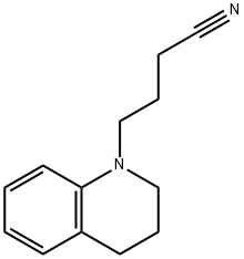 1(2H)-QUINOLINEBUTANENITRILE, 3,4-DIHYDRO- 结构式