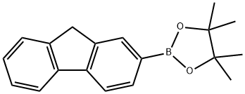 芴-2-硼酸频哪酯 结构式