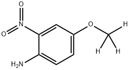 4-Methoxy-2-nitroaniline-d3 结构式