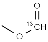 甲酸甲酯-13C 结构式