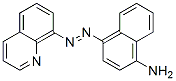 4-(8-Quinolylazo)-1-aminonaphthalene 结构式