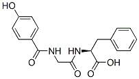 4-hydroxybenzoylglycylphenylalanine 结构式