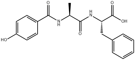 P-HYDROXYBENZOYL-ALA-PHE 结构式