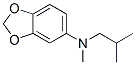 N-methyl-3,4-methylenedioxyphenylisobutylamine 结构式