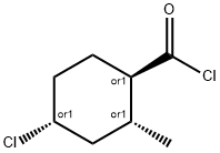 Cyclohexanecarbonyl chloride, 4-chloro-2-methyl-, (1alpha,2beta,4beta)- (9CI) 结构式