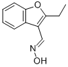 2-乙基-3-苯并呋喃甲醛肟 结构式
