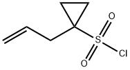 1-烯丙基环丙磺酰氯 结构式