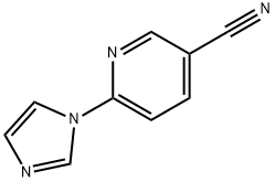 6-(1H-咪唑-1-基)吡啶-3-甲腈 结构式