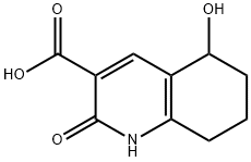 5-HYDROXY-2-OXO-1,2,5,6,7,8-HEXAHYDROQUINOLINE-3-CARBOXYLIC ACID 结构式