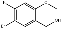 (5-溴-4-氟-2-甲氧基苯基)甲醇 结构式