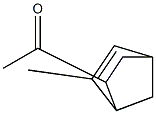 Ethanone, 1-(6-methylbicyclo[2.2.1]hept-5-en-2-yl)-, exo- (9CI) 结构式