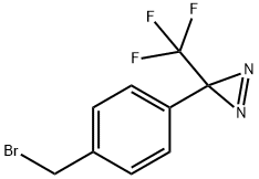 4-[3-(TRIFLUOROMETHYL)-3H-DIAZIRIN-3-YL]BENZYL BROMIDE 结构式