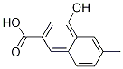 2-Naphthalenecarboxylic acid, 4-hydroxy-6-Methyl- 结构式