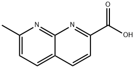 7-甲基-1,8-萘啶-2-羧酸 结构式