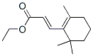 ethyl 3-(2,6,6-trimethylcyclohex-1-en-1-yl)acrylate 结构式