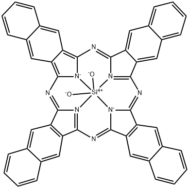 2,3-萘醛菁二氢氧化硅 结构式
