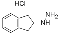 1-(2,3-dihydro-1H-inden-2-yl)hydrazine hydrochloride 结构式