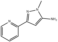 1-甲基-3-吡啶-2-基-1H-吡唑-5-胺 0.26HCL 结构式