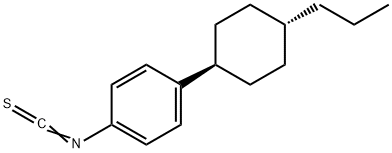 反-1-异氰硫基-4-(4-丙基环己基)苯 结构式