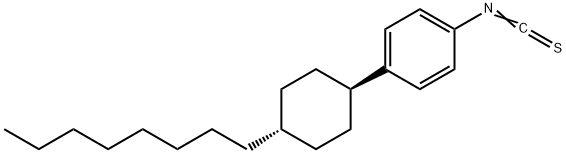 1-异硫氰基-4-(反-4-辛基环己基)苯 结构式