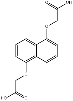 1,5-萘二氧乙酸 结构式