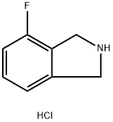 4-氟异吲哚啉盐酸盐 结构式