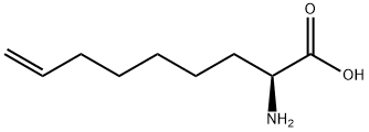 (2S)-2-氨基-8-壬烯酸 结构式