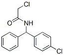 2-氯-N-((4-氯苯基)(苯基)甲基)乙酰胺 结构式