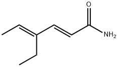 (2E,4E)-4-ethylhexa-2,4-dienamide 结构式