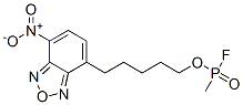 5-(7-nitrobenz-2-oxa-1,3-diazol-4-yl)pentyl methylphosphonofluoridate 结构式