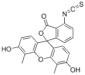 4',5'-dimethylfluorescein isothiocyanate 结构式