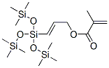 2-Methylpropenoic acid 3-[tris[(trimethylsilyl)oxy]silyl]-2-propenyl ester 结构式