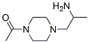 Ethanone,  1-[4-(2-aminopropyl)-1-piperazinyl]- 结构式