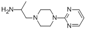 1-[4-(pyrimidin-2-yl)piperazin-1-yl]propan-2-amine 结构式