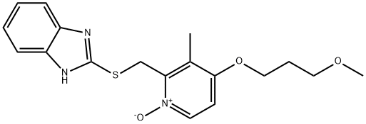 硫化雷贝拉唑N-氧化物 结构式