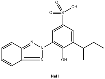 苯并三唑基丁苯酚磺酸钠 结构式