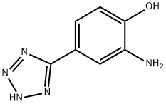 2-AMINO-4-(1H-TETRAZOL-5-YL)PHENOL 结构式