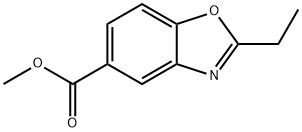甲基-2-乙基-1,3-苯并唑-5-羧酸乙酯 结构式