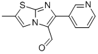2-METHYL-6-(3-PYRIDINYL)IMIDAZO[2,1-B]THIAZOLE-5-CARBOXALDEHYDE 结构式