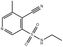 3-Pyridinesulfonamide,  4-cyano-N-ethyl-5-methyl- 结构式