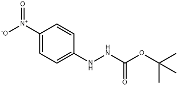 肼基甲酸-O-叔丁基-N-4-硝基苯酯 结构式