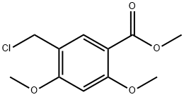 Methyl 5-chloromethyl-2,4-dimethoxybenzoate 结构式