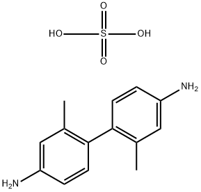 [2,2'-dimethyl[1,1'-biphenyl]-4,4'-diyl]diammonium sulphate 结构式