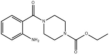 4-(2-氨基苯基)羰基哌嗪-1-甲酸乙酯 结构式