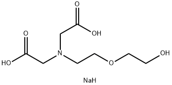 Glycine, N-(carboxymethyl)-N-2-(2-hydroxyethoxy)ethyl-, disodium salt 结构式