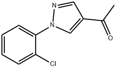 1-(1-(2-氯苯基)-1H-吡唑-4-基)乙烷-1-酮 结构式