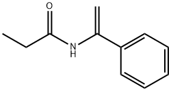 Propanamide,  N-(1-phenylethenyl)- 结构式
