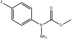 Hydrazinecarboxylic  acid,  1-(4-fluorophenyl)-,  methyl  ester 结构式