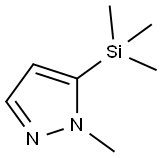 1-METHYL-5-TRIMETHYLSILANYL-1H-PYRAZOLE 结构式