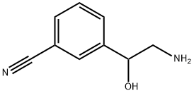 3-(2-氨基-1-羟基乙基)苯甲腈 结构式